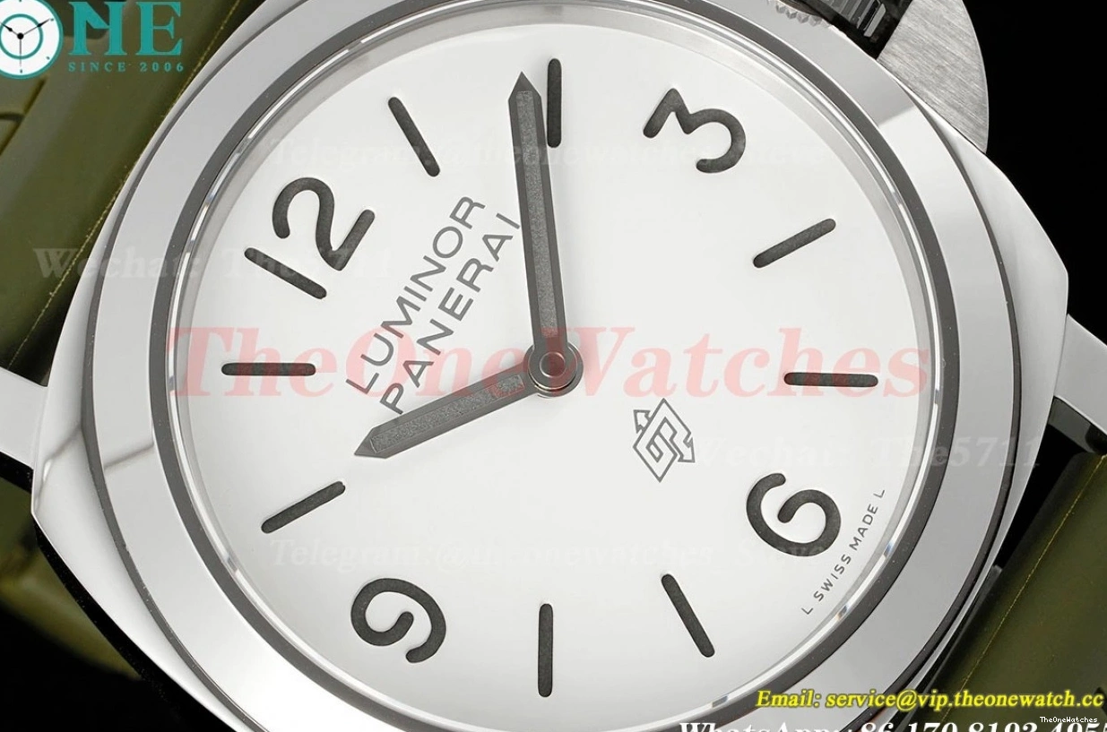 Pam1087 RU Dial A6497 44mm Luminor SS White HWF 1209